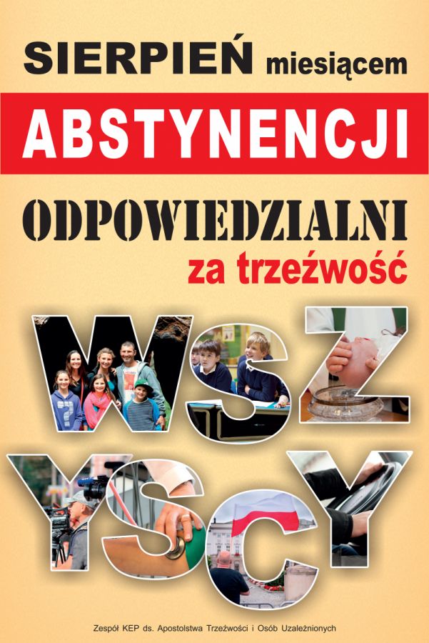 Sierpień - miesiąc trzeźwości