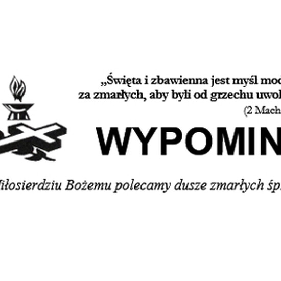 ZASADY PRZYJMOWANIA WYPOMINEK na 2026 rok